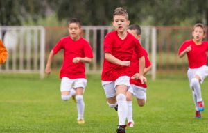 Soccer training for kids